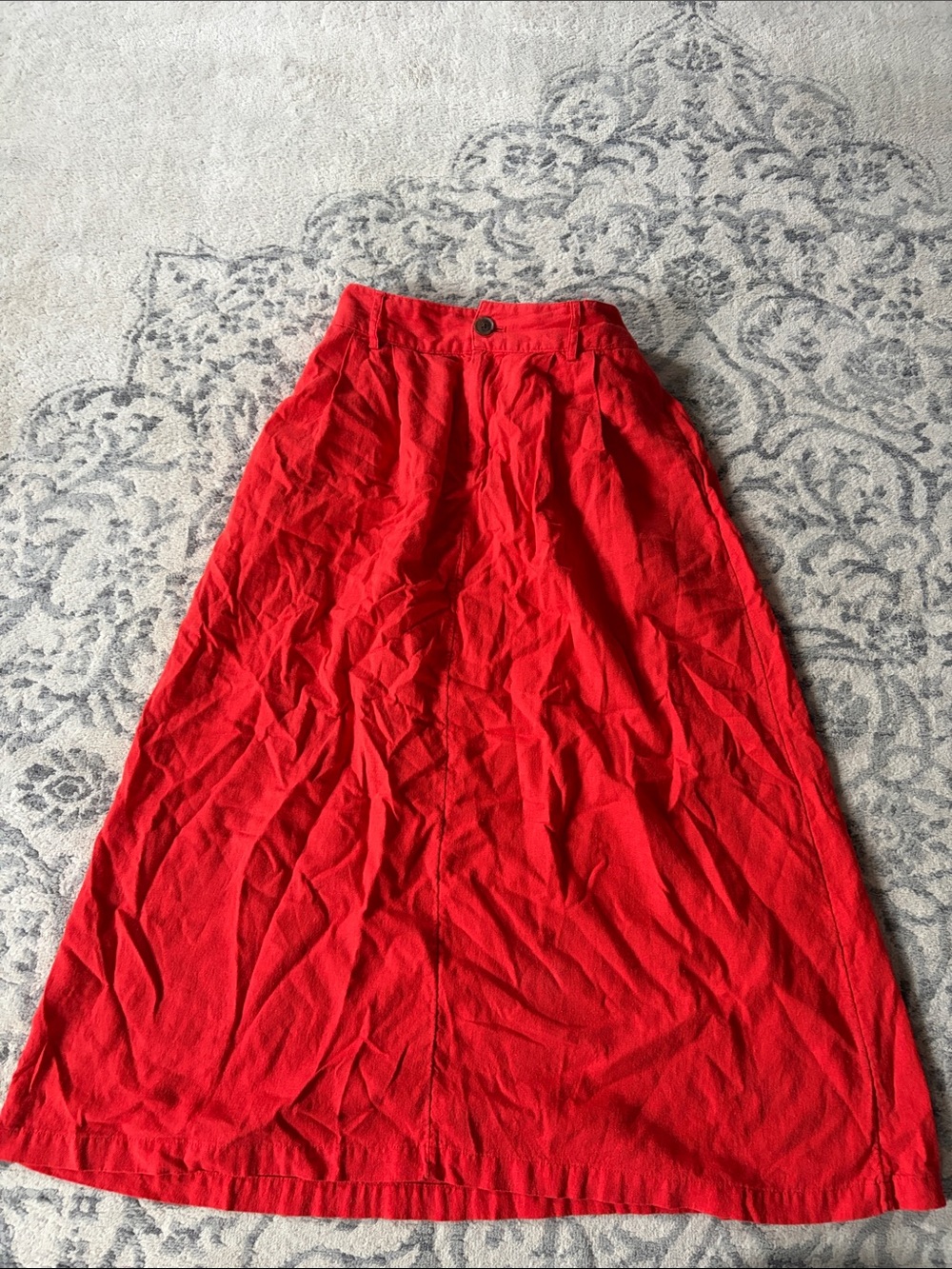 a new day Red Maxi A-Line Skirt